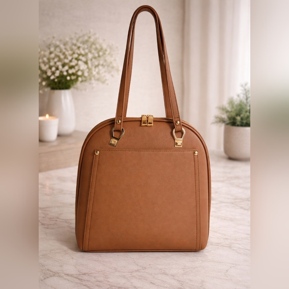 Miztique Classic Tan Shoulder Bag